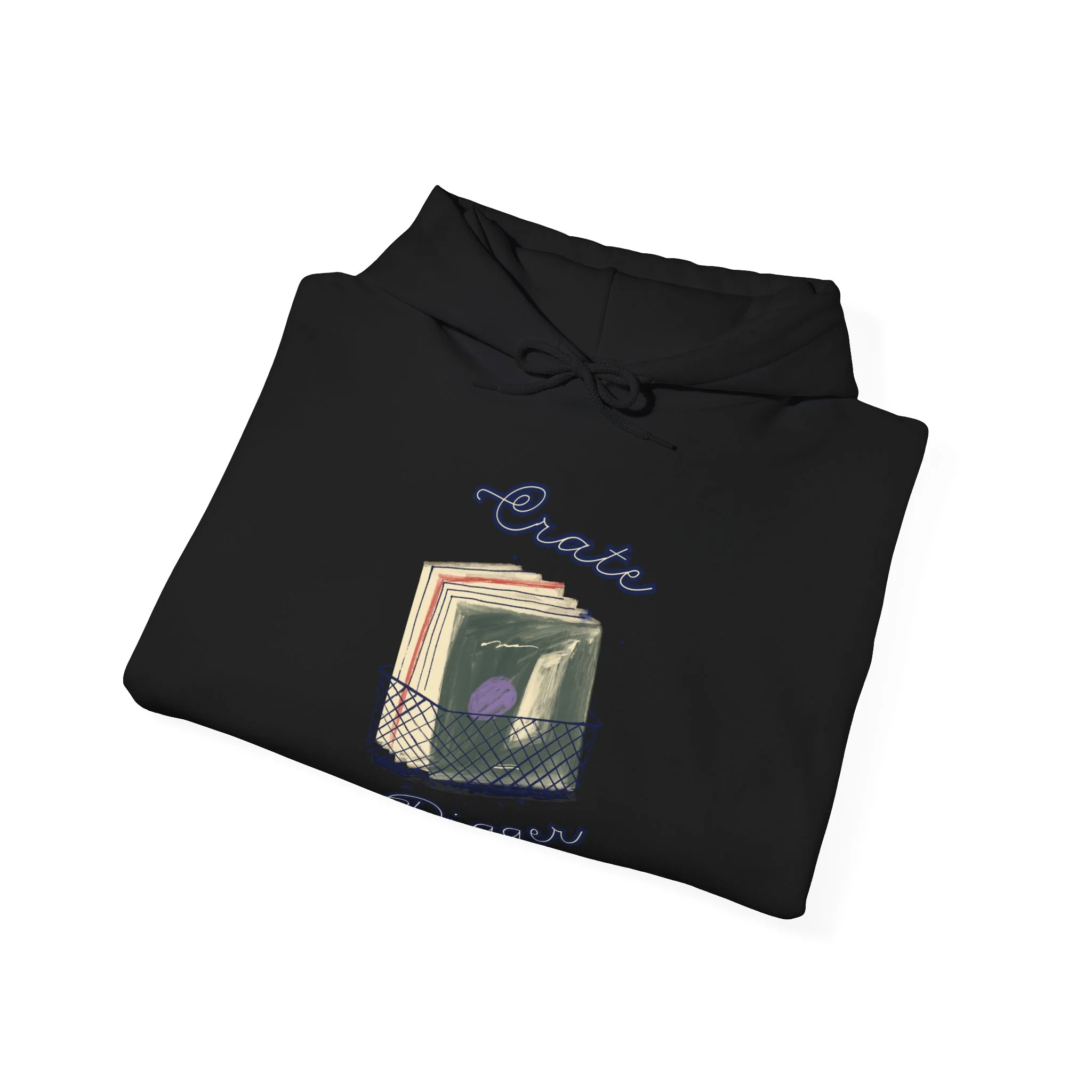 'Crate Digger' Men's Hoodie - Image 28