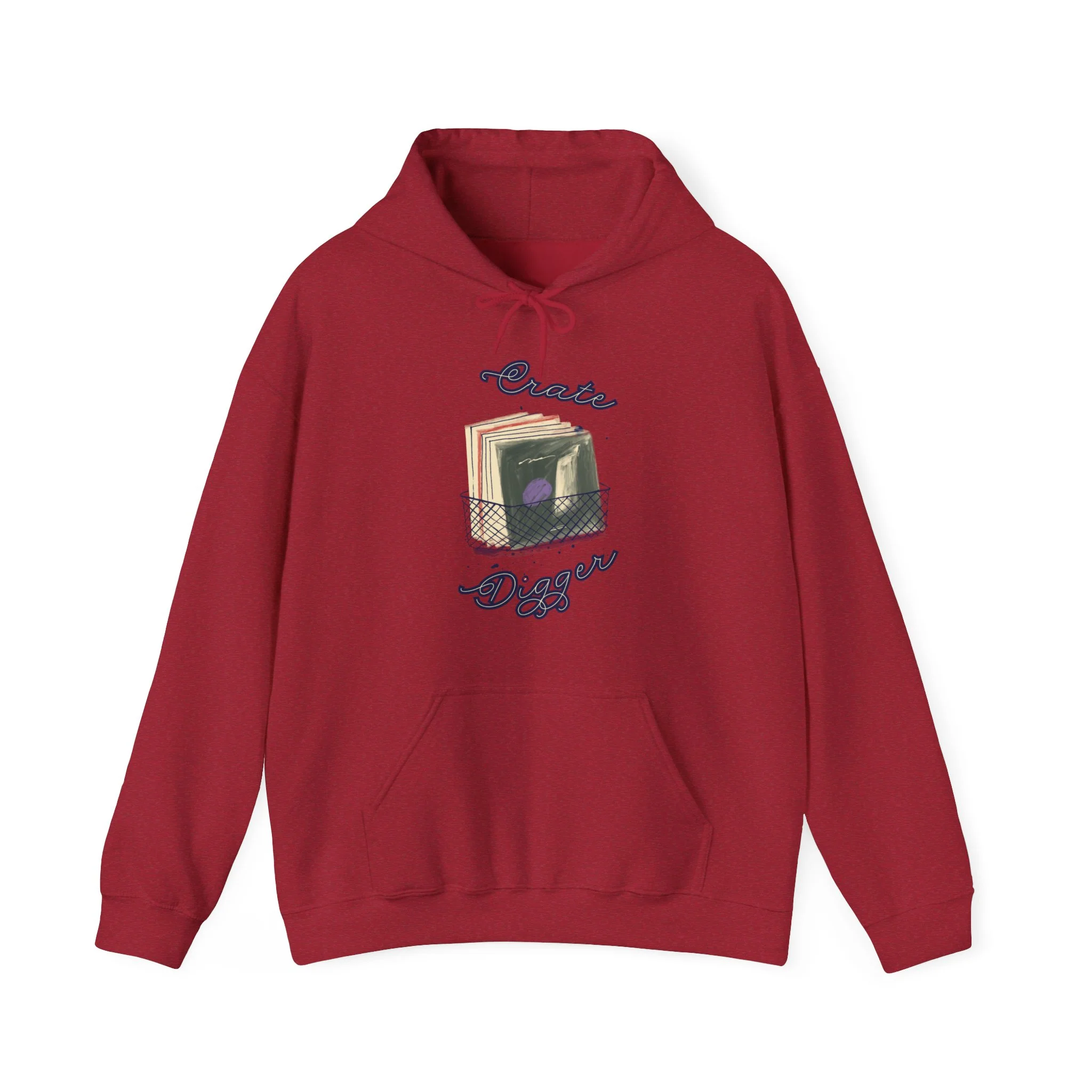 'Crate Digger' Men's Hoodie - Image 33