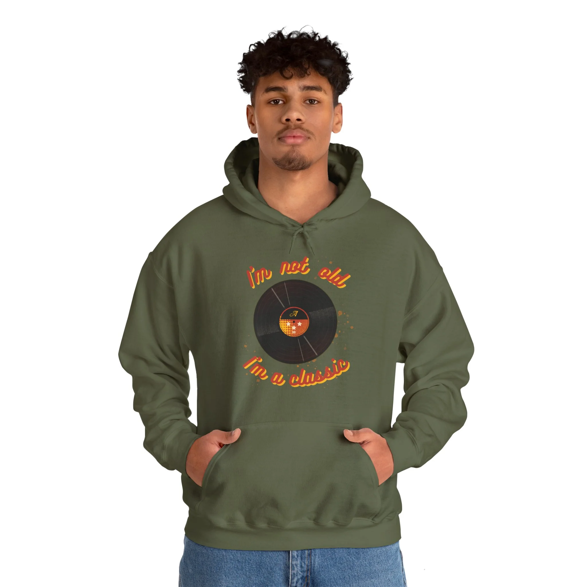 'I'm Not Old, I'm a Classic' Men's Hoodie - Image 14