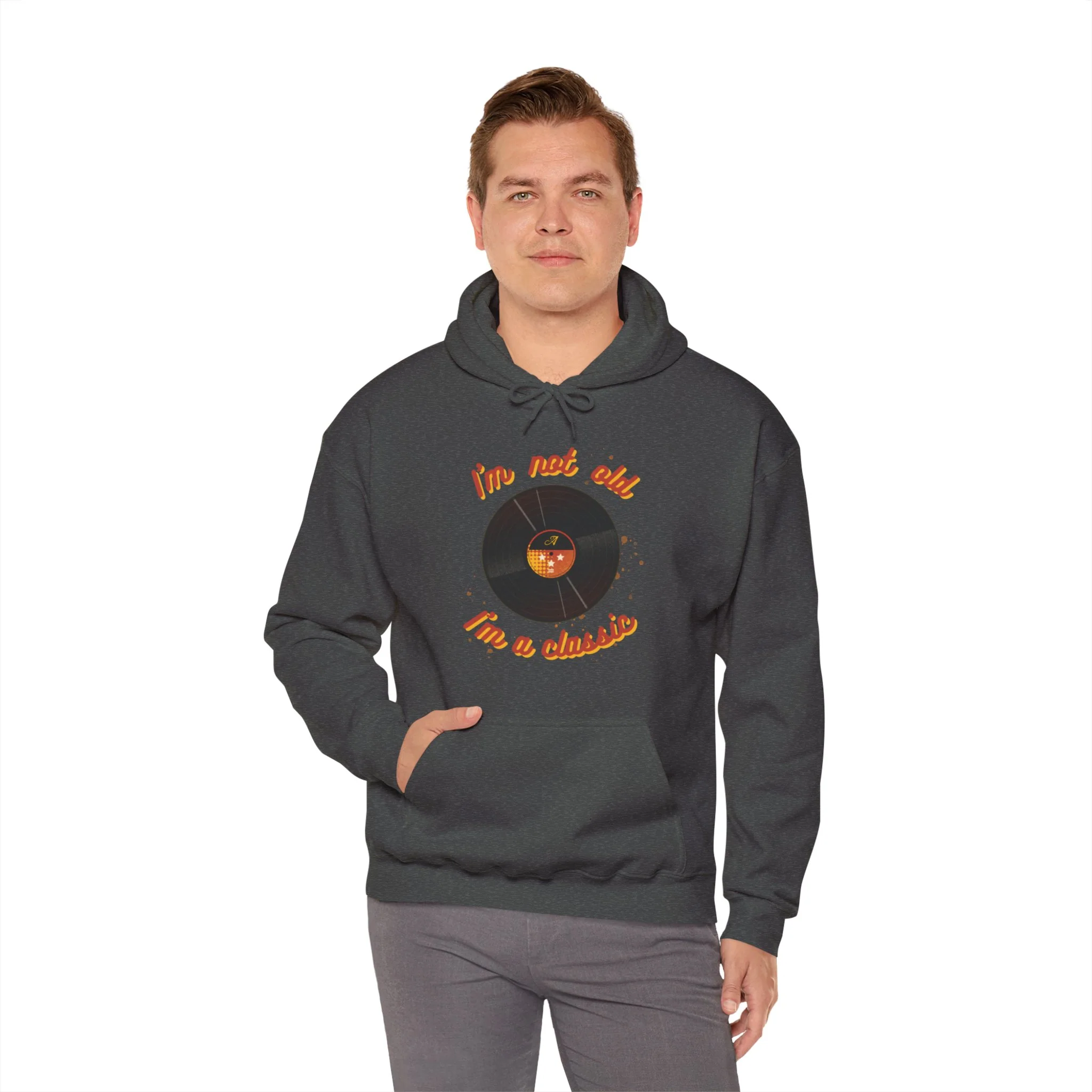 'I'm Not Old, I'm a Classic' Men's Hoodie - Image 23