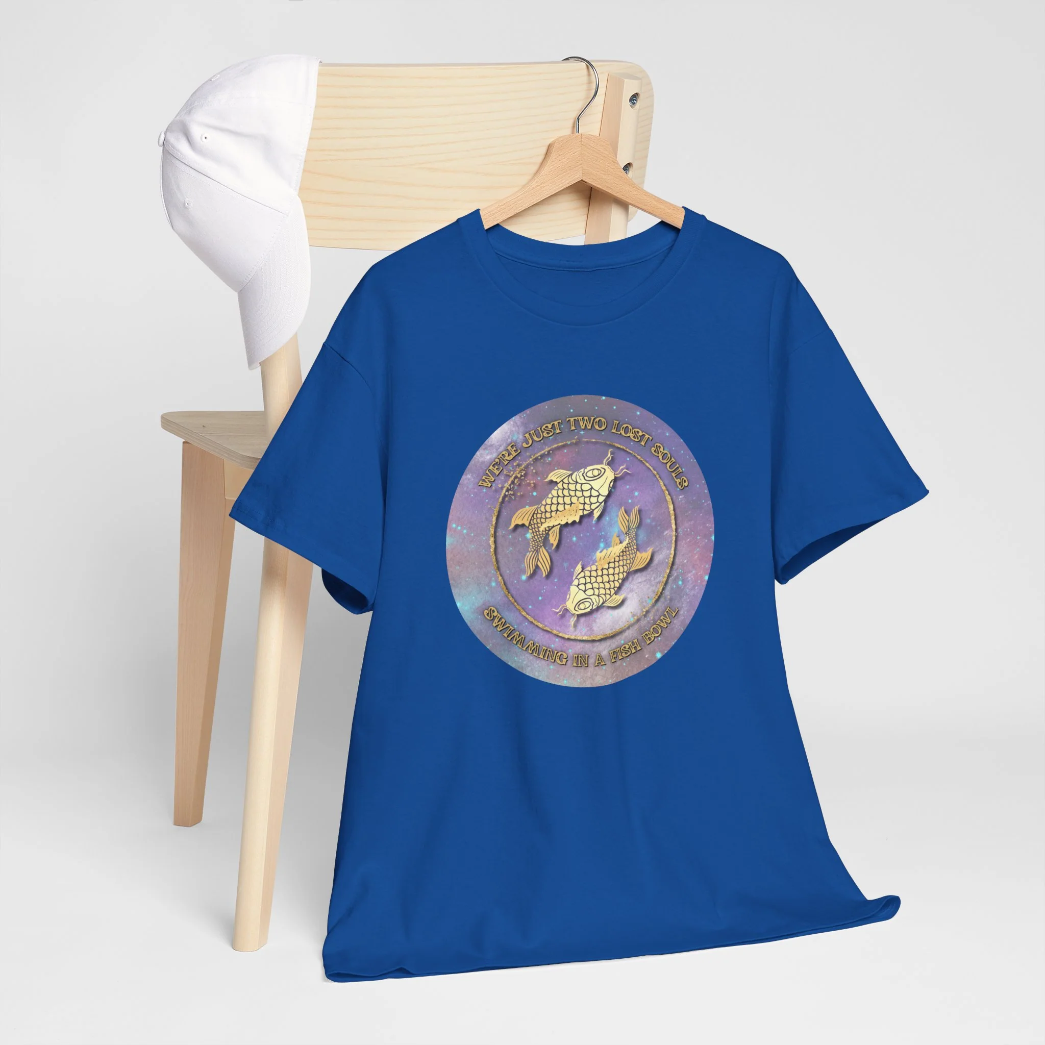 'Lost Souls' Celestial Fish Lyric T-Shirt - Image 76